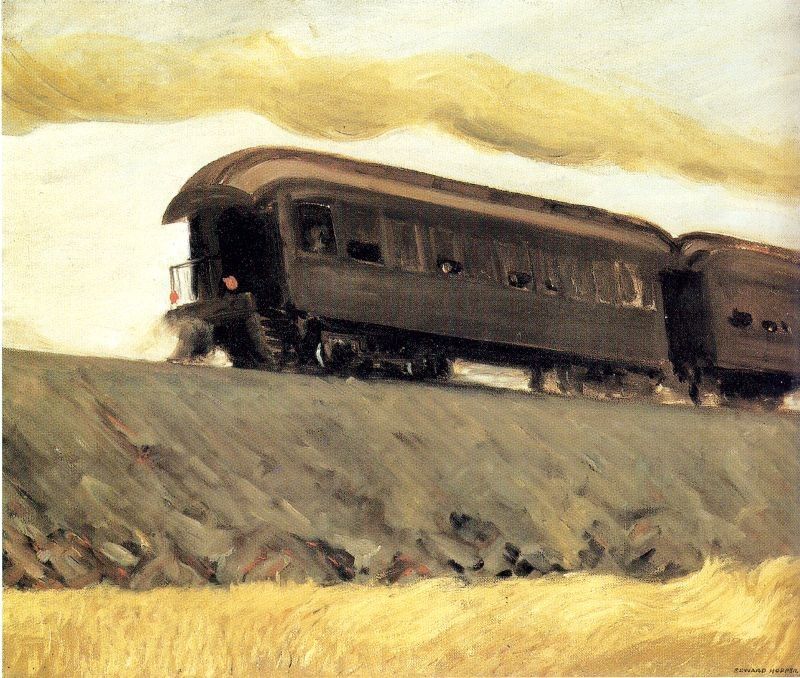 Edward Hopper Railroad Train